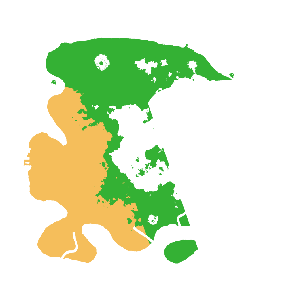 Biome Rust Map: Procedural Map, Size: 3000, Seed: 5564288