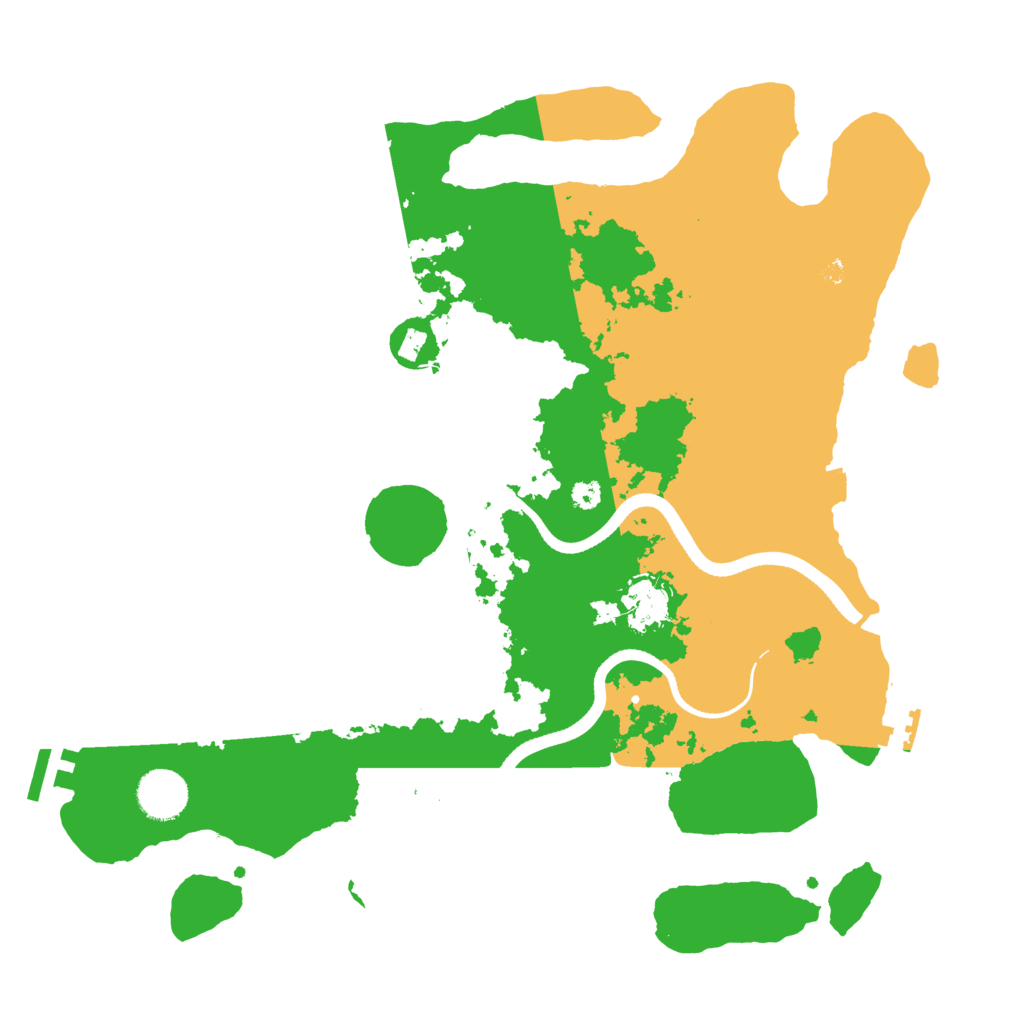 Biome Rust Map: Procedural Map, Size: 3550, Seed: 21173178