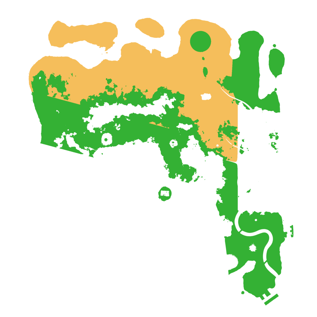 Biome Rust Map: Procedural Map, Size: 4000, Seed: 297391