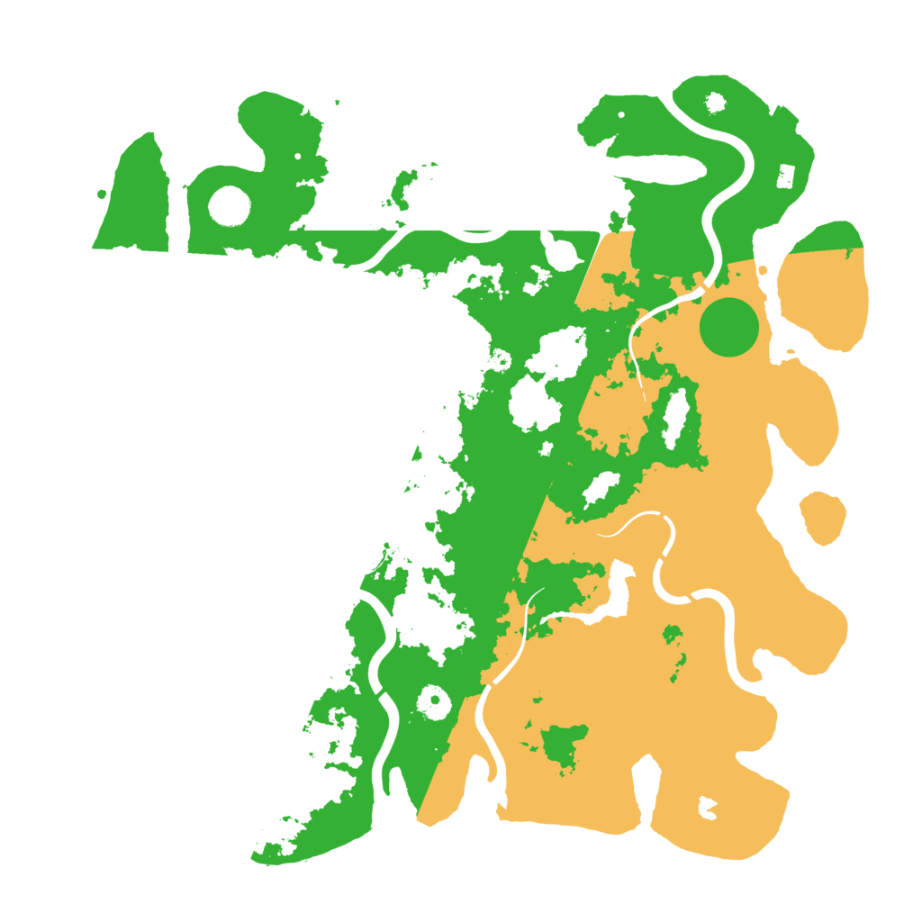 Biome Rust Map: Procedural Map, Size: 4100, Seed: 12345