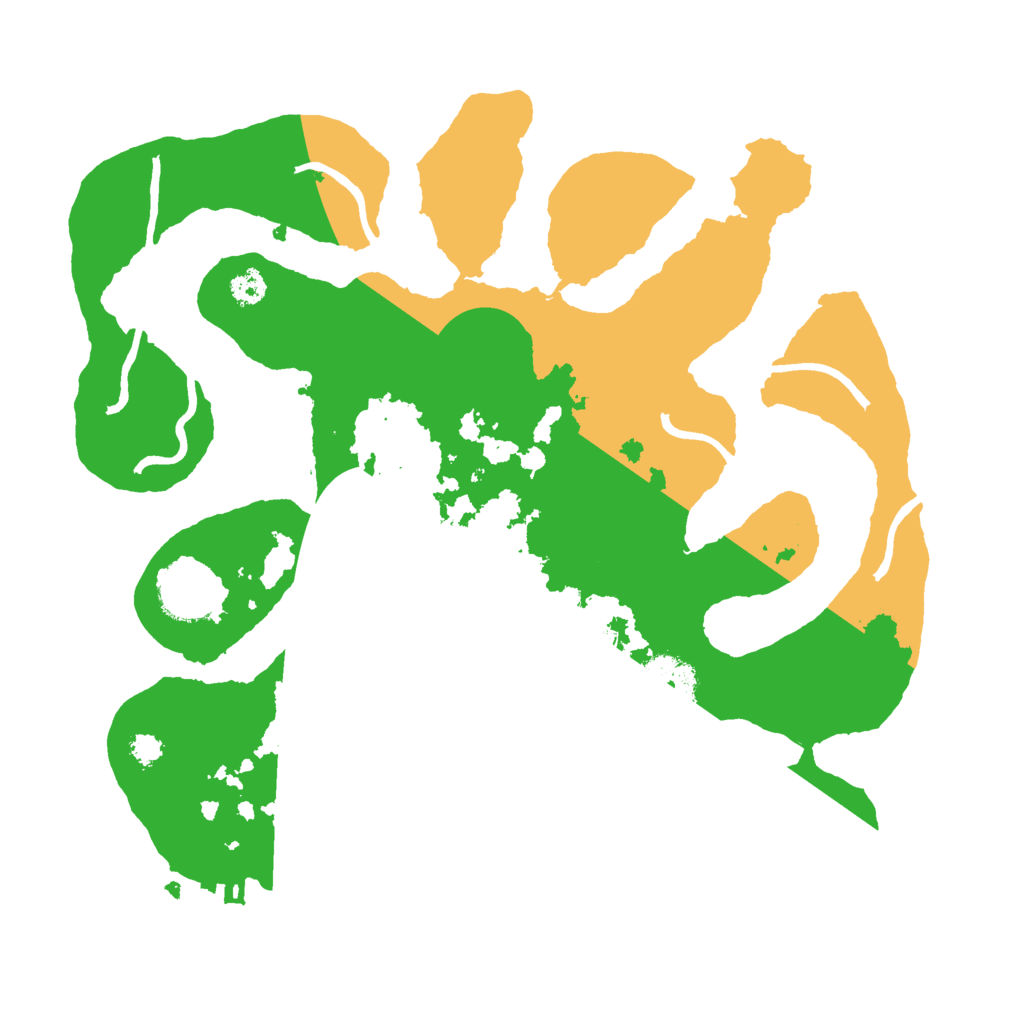 Biome Rust Map: Procedural Map, Size: 3000, Seed: 696300798