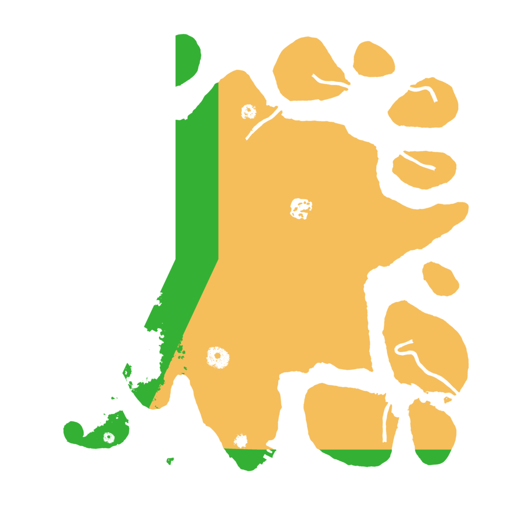 Biome Rust Map: Procedural Map, Size: 3500, Seed: 1109886701