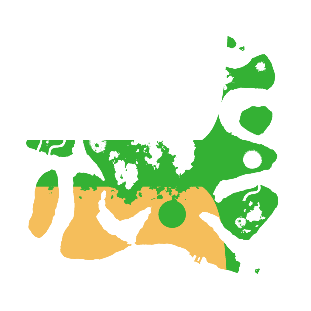 Biome Rust Map: Procedural Map, Size: 3000, Seed: 446492692