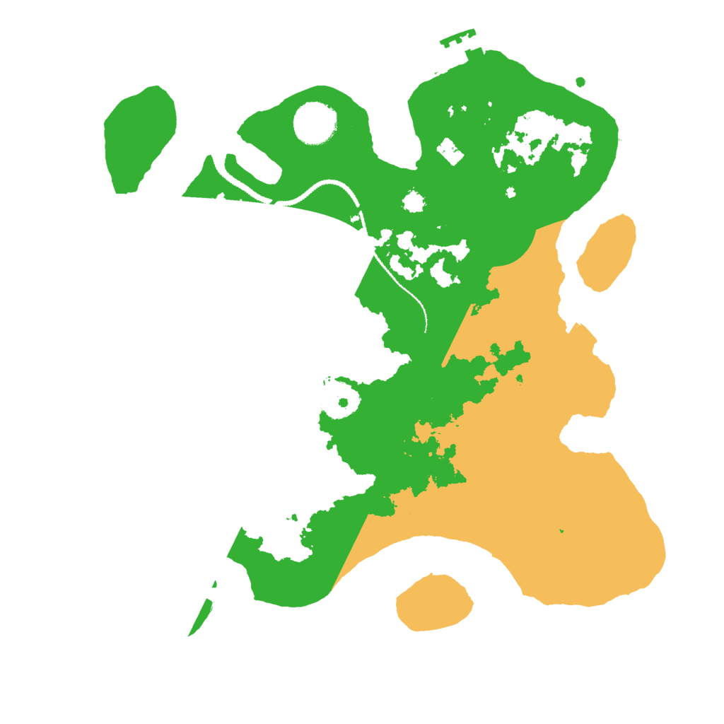 Biome Rust Map: Procedural Map, Size: 3000, Seed: 75409940