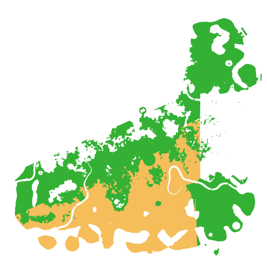 Biome Rust Map: Procedural Map, Size: 6000, Seed: 661108070