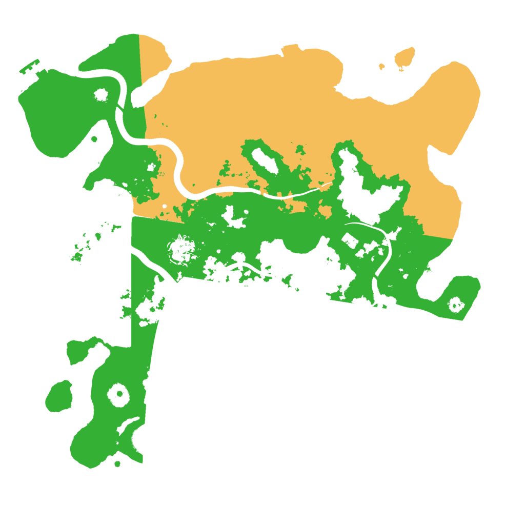 Biome Rust Map: Procedural Map, Size: 3550, Seed: 2320