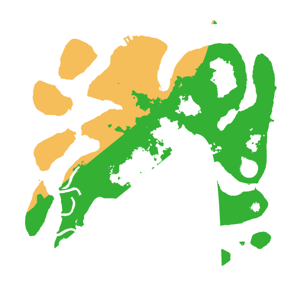 Biome Rust Map: Procedural Map, Size: 3000, Seed: 852067