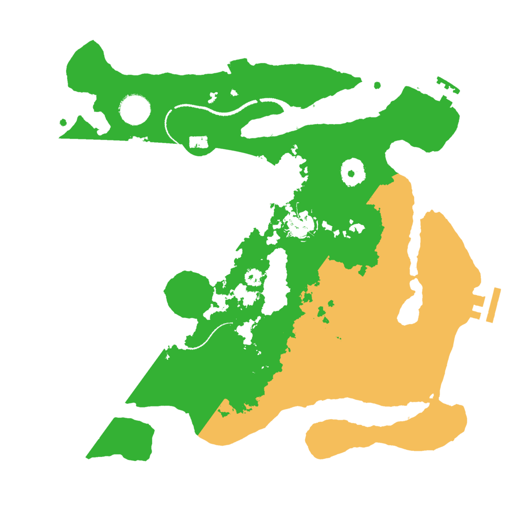 Biome Rust Map: Procedural Map, Size: 3000, Seed: 87134615