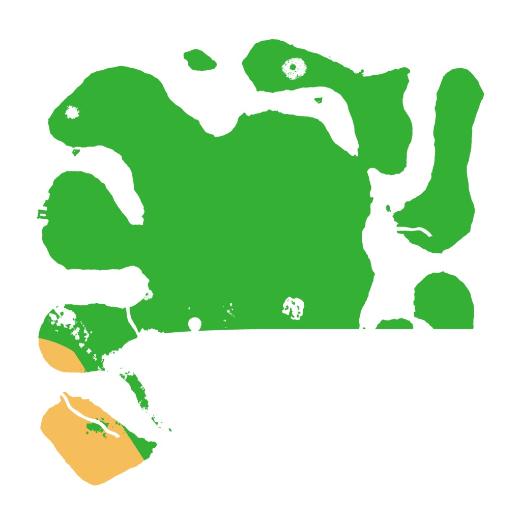 Biome Rust Map: Procedural Map, Size: 3500, Seed: 434678