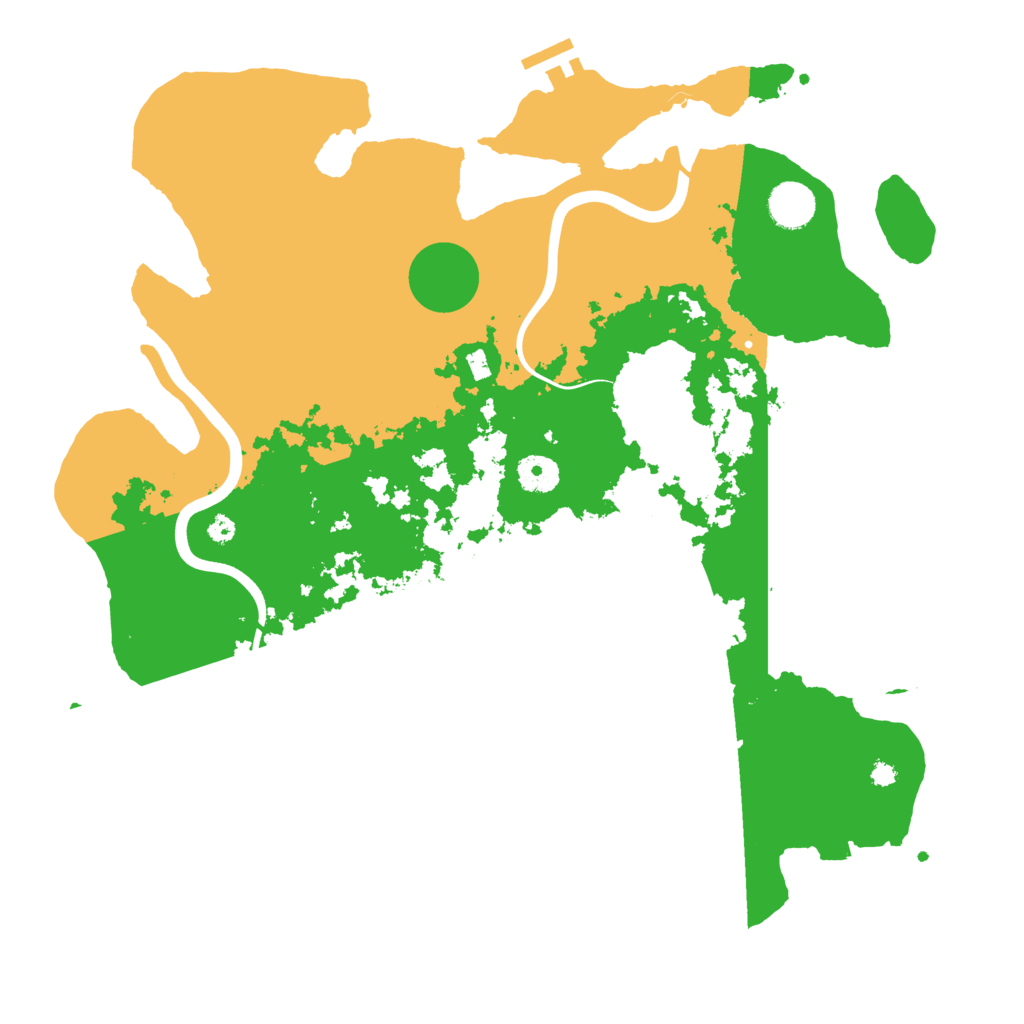 Biome Rust Map: Procedural Map, Size: 3850, Seed: 346203061