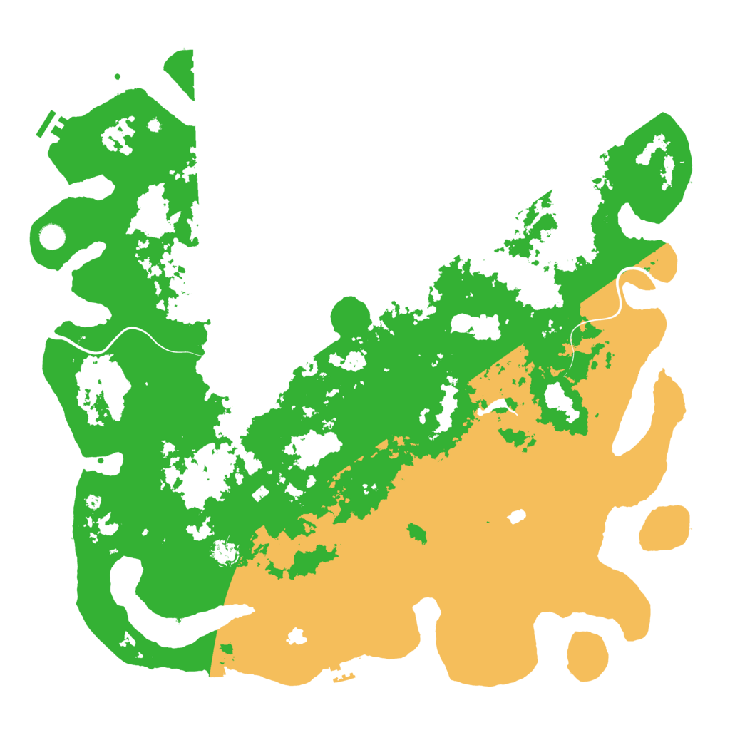 Biome Rust Map: Procedural Map, Size: 5000, Seed: 62910