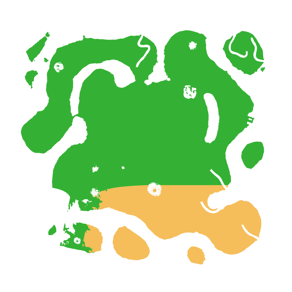 Biome Rust Map: Procedural Map, Size: 3200, Seed: 436462731