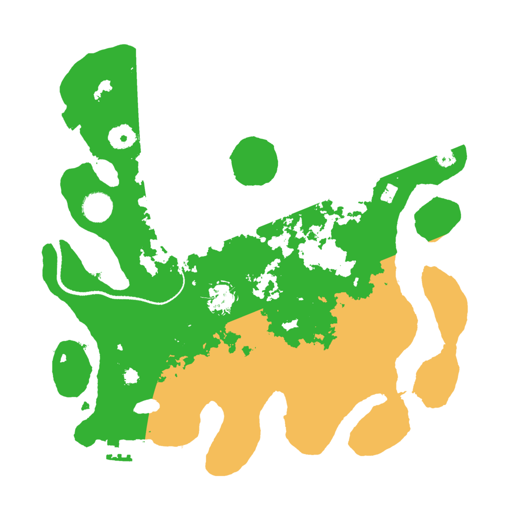 Biome Rust Map: Procedural Map, Size: 3000, Seed: 77677874