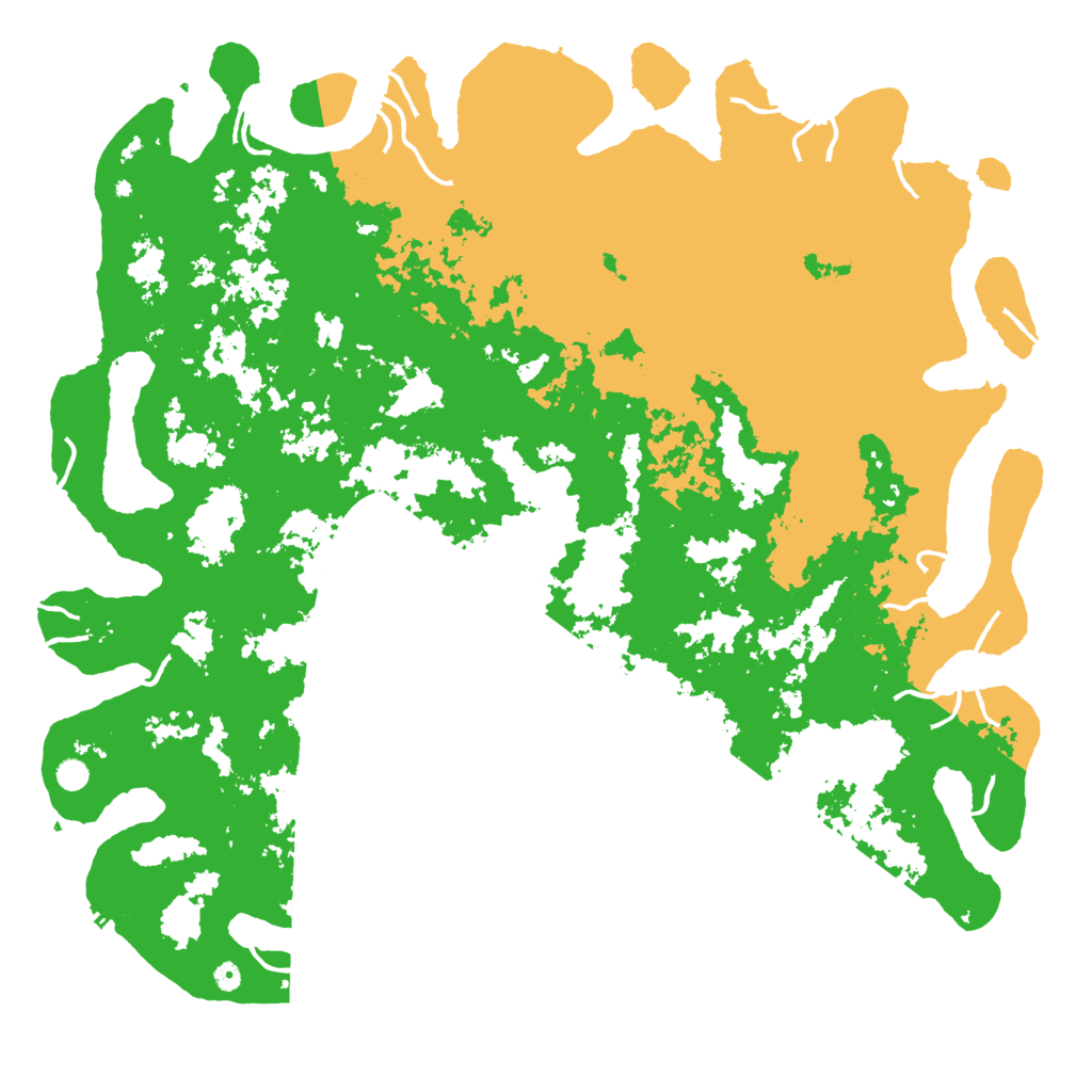 Biome Rust Map: Procedural Map, Size: 6000, Seed: 7192