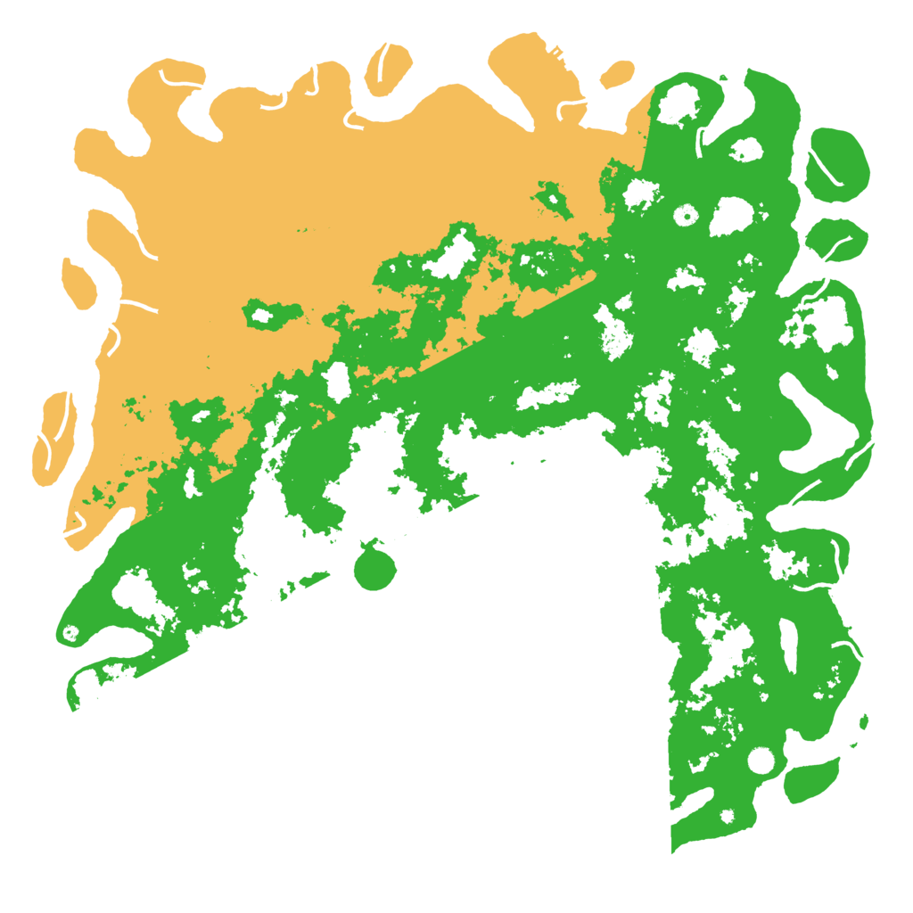 Biome Rust Map: Procedural Map, Size: 6000, Seed: 45642507