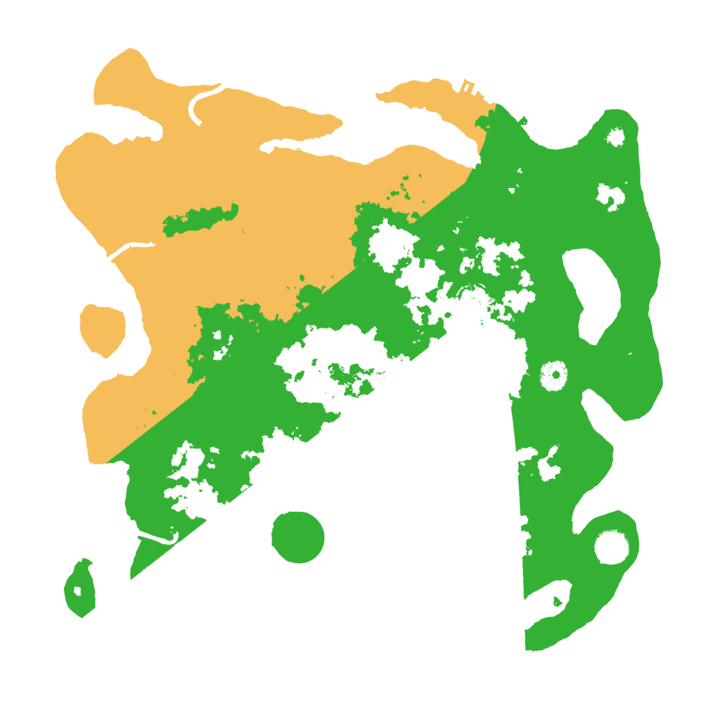 Biome Rust Map: Procedural Map, Size: 3700, Seed: 7284