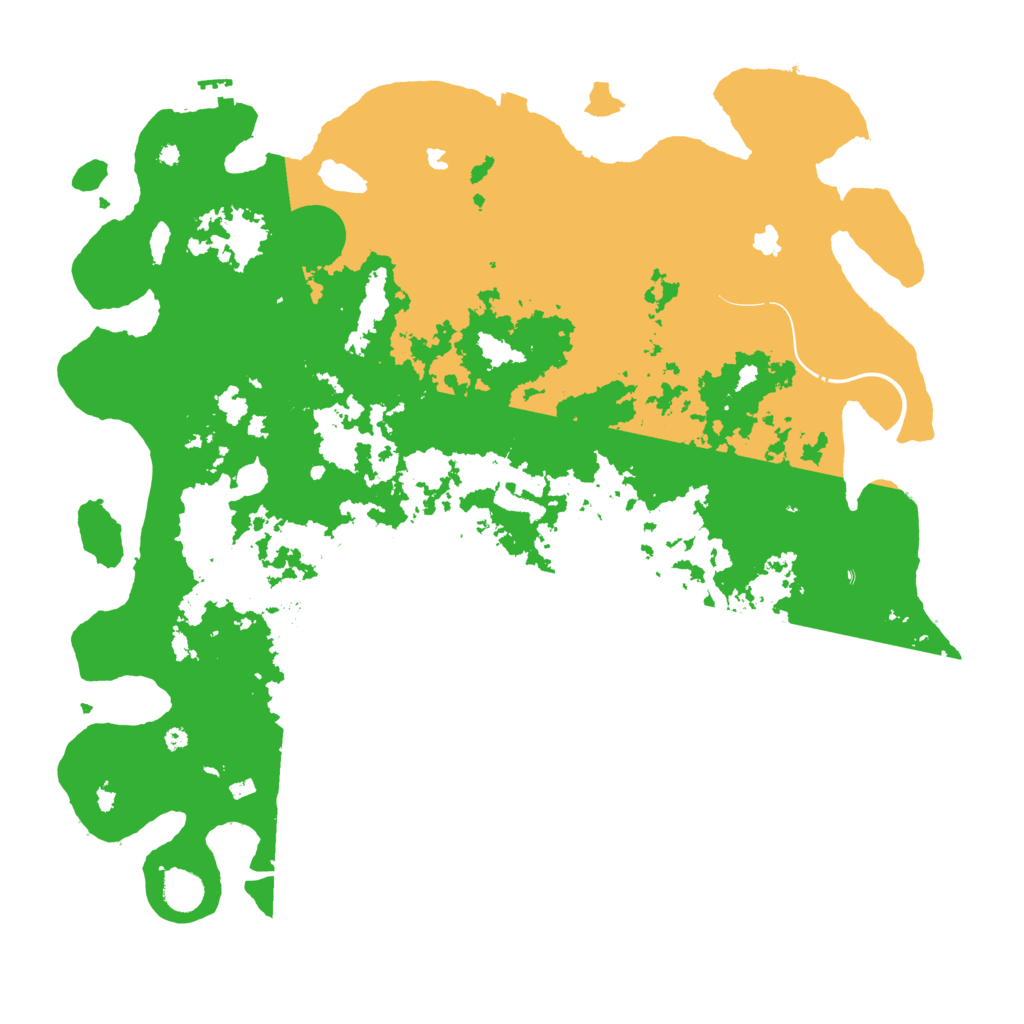 Biome Rust Map: Procedural Map, Size: 4500, Seed: 1221925797