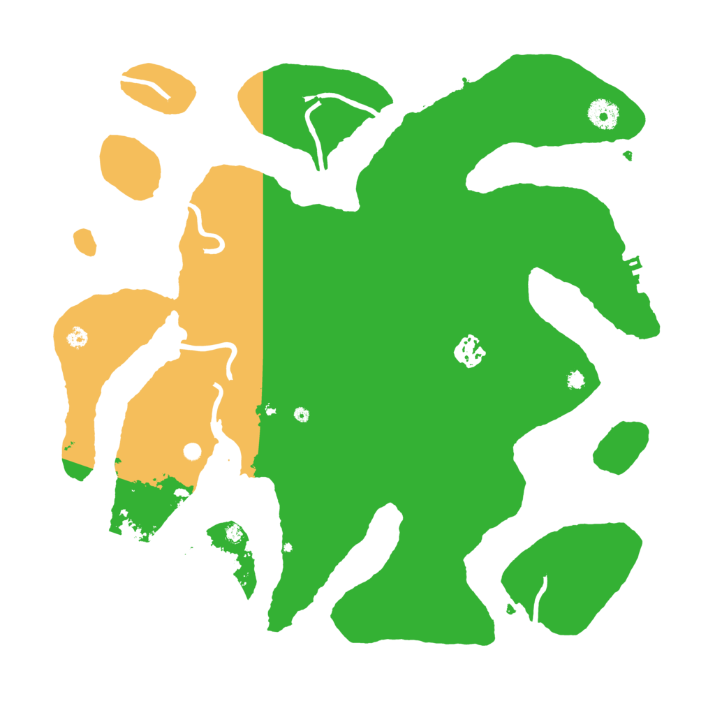 Biome Rust Map: Procedural Map, Size: 3550, Seed: 233789