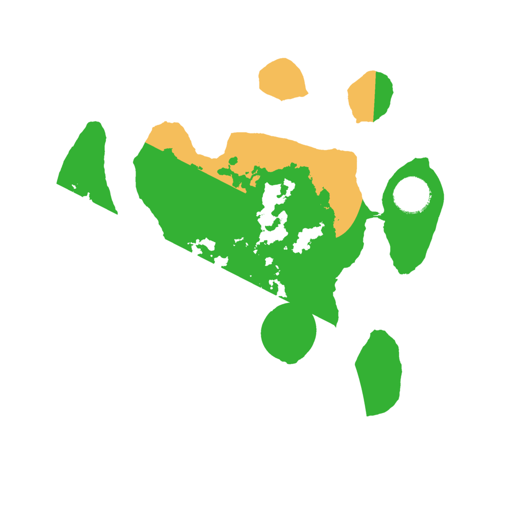 Biome Rust Map: Barren, Size: 2500, Seed: 3