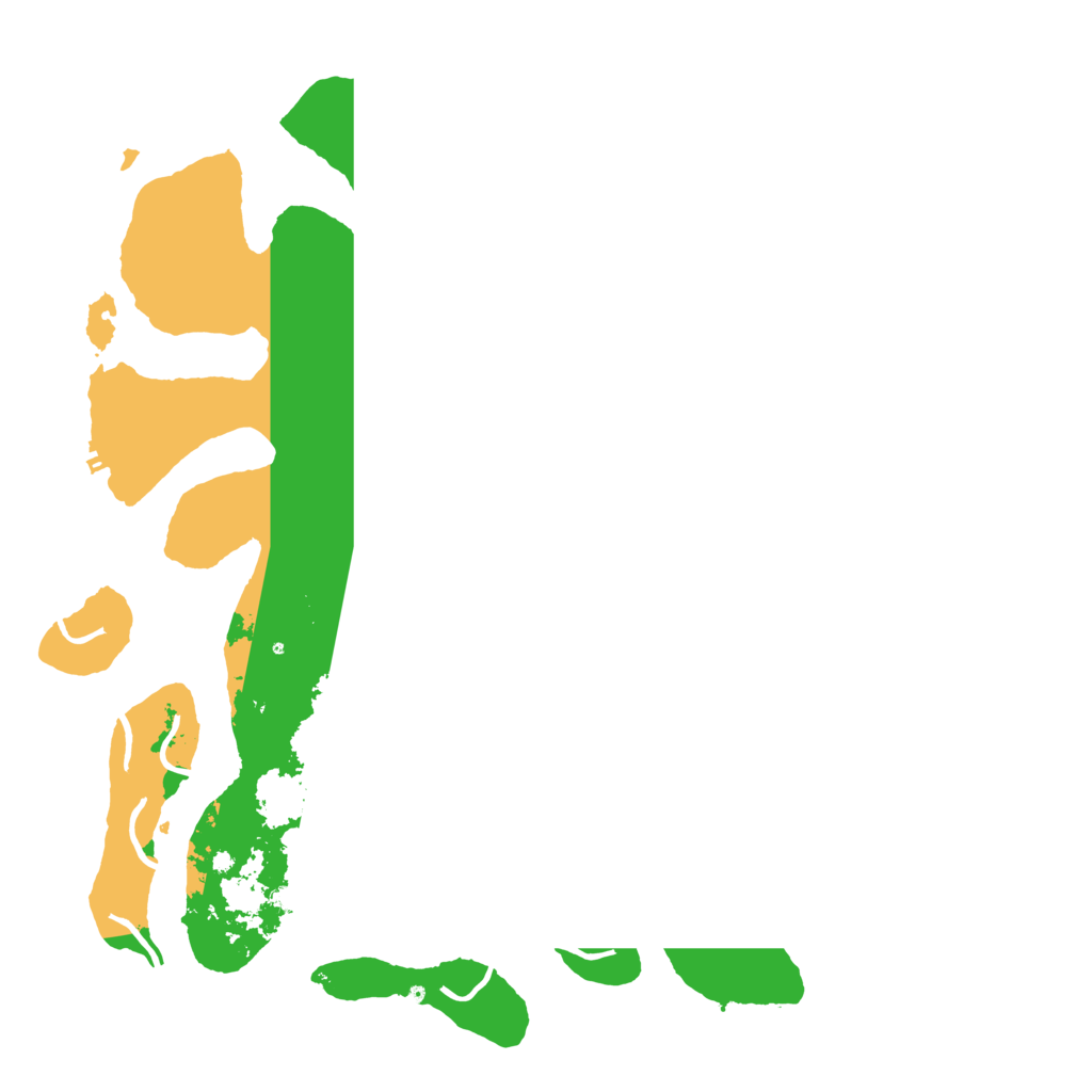 Biome Rust Map: Procedural Map, Size: 4600, Seed: 23071991