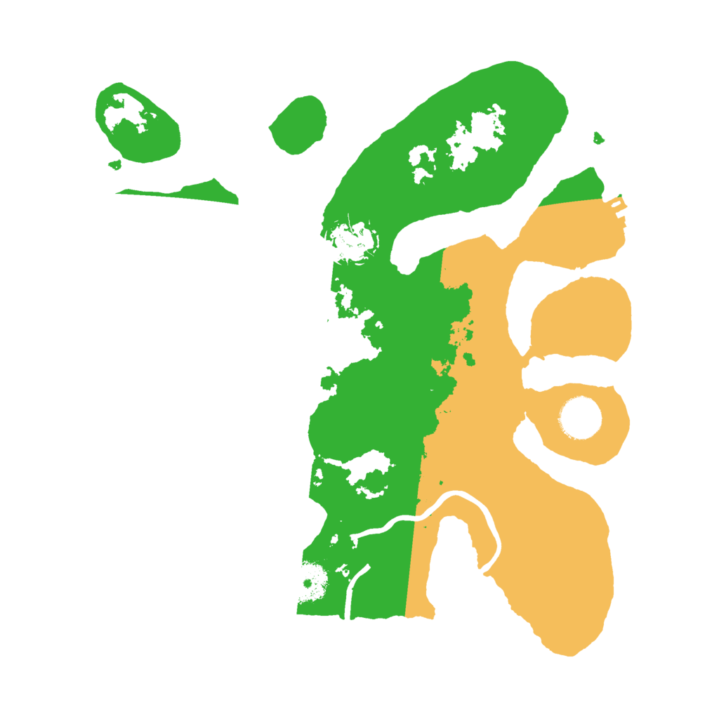 Biome Rust Map: Procedural Map, Size: 3000, Seed: 2426986