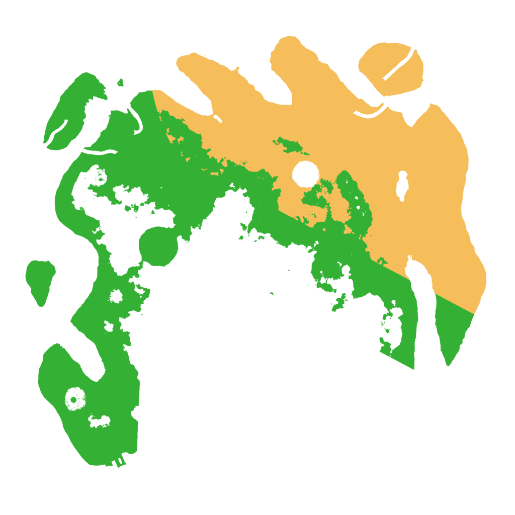 Biome Rust Map: Procedural Map, Size: 3500, Seed: 130268736