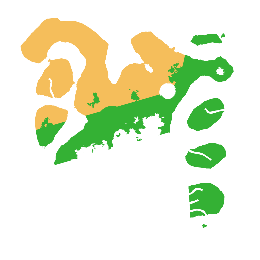 Biome Rust Map: Procedural Map, Size: 3000, Seed: 881431589