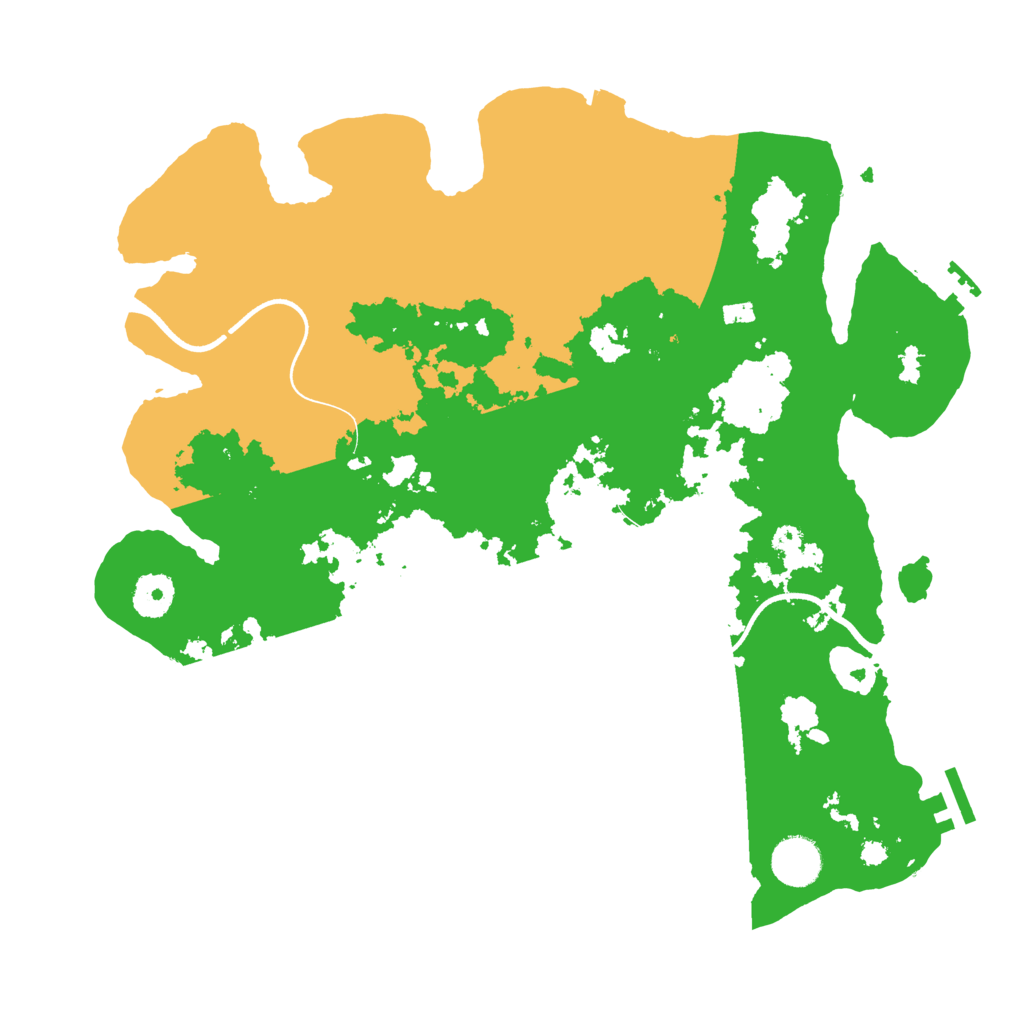 Biome Rust Map: Procedural Map, Size: 3591, Seed: 993459