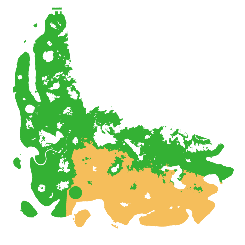 Biome Rust Map: Procedural Map, Size: 5000, Seed: 7527