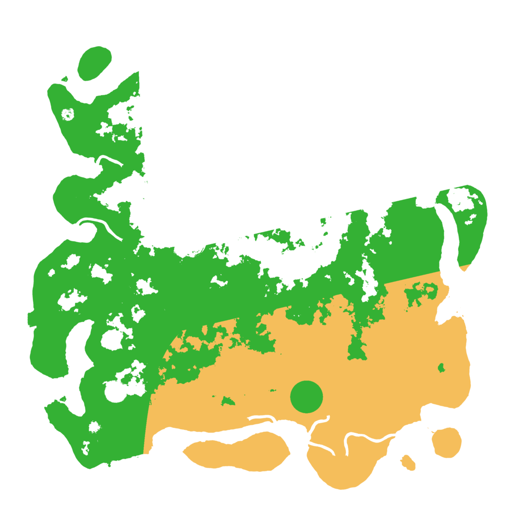 Biome Rust Map: Procedural Map, Size: 4200, Seed: 1327