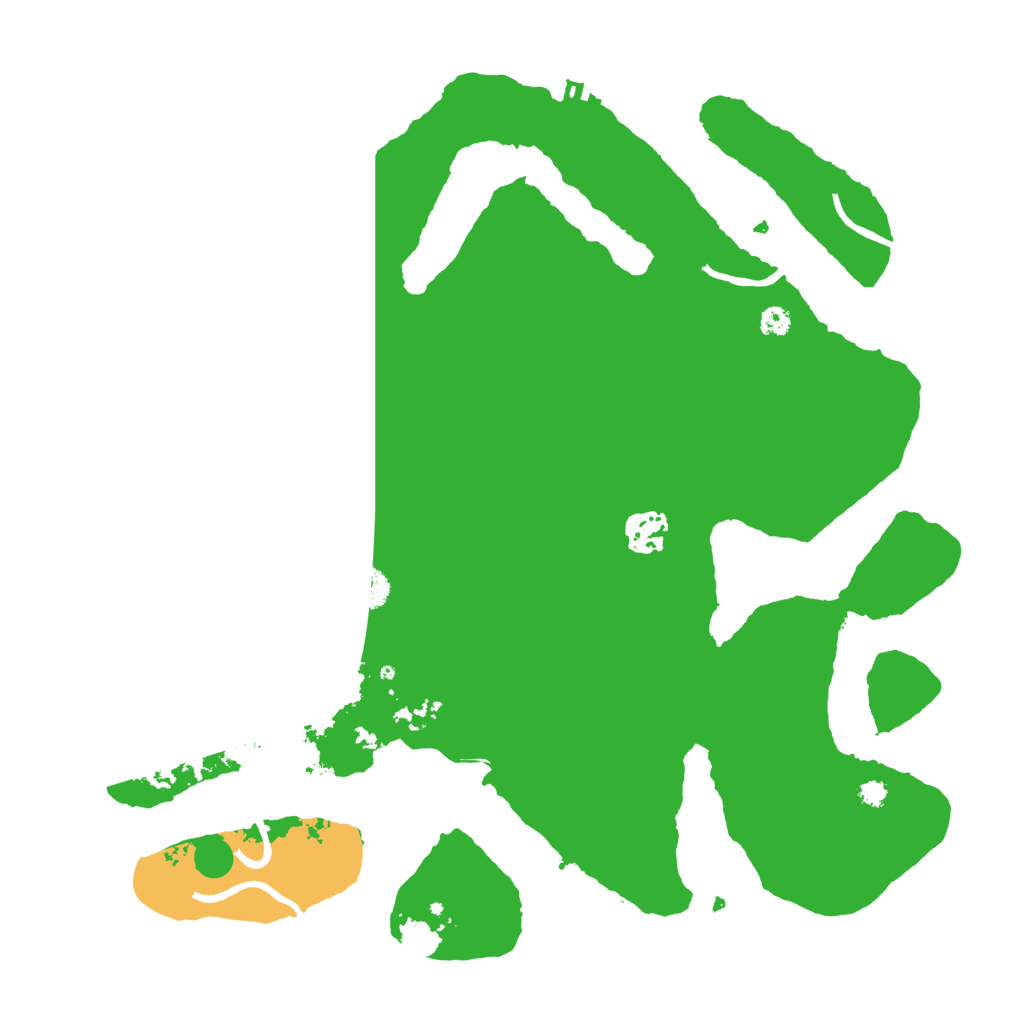 Biome Rust Map: Procedural Map, Size: 3500, Seed: 11398051