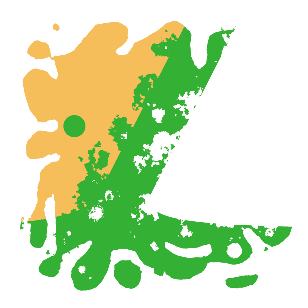 Biome Rust Map: Procedural Map, Size: 3696, Seed: 13828