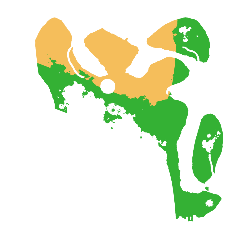 Biome Rust Map: Procedural Map, Size: 3000, Seed: 1021348220