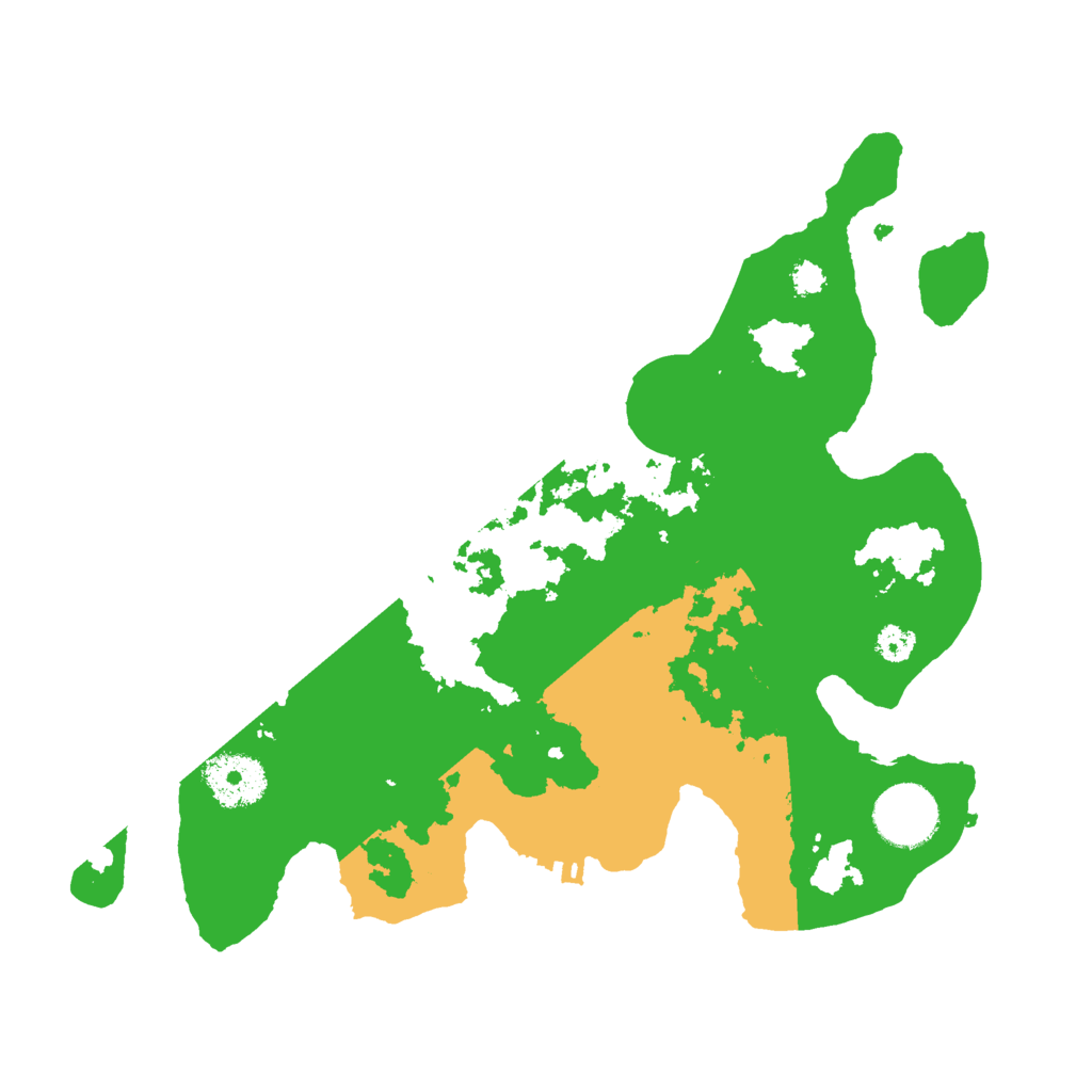 Biome Rust Map: Procedural Map, Size: 3000, Seed: 2427461
