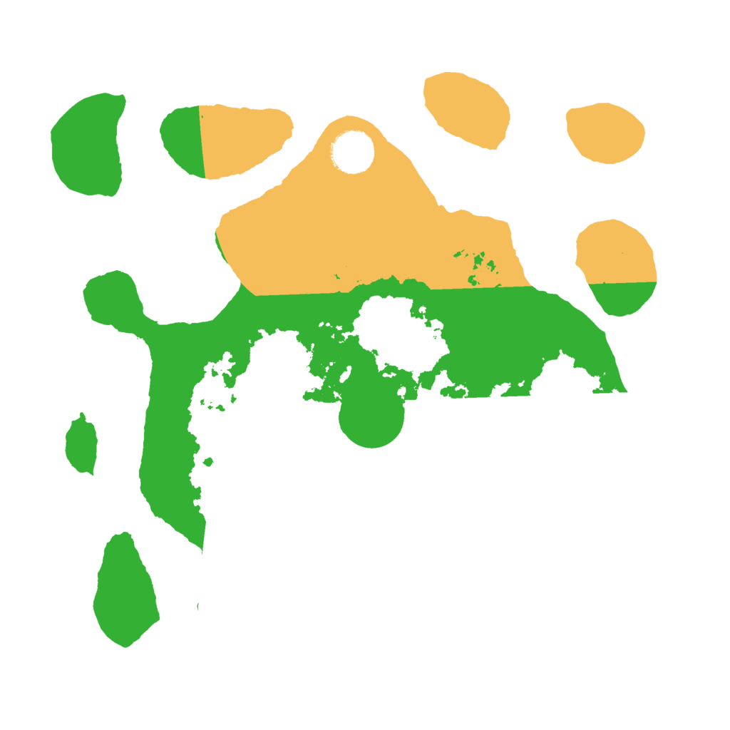 Biome Rust Map: Barren, Size: 3000, Seed: 36327