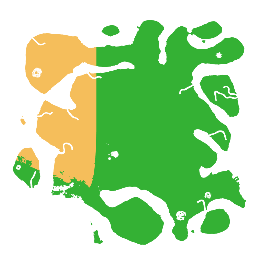 Biome Rust Map: Procedural Map, Size: 4000, Seed: 1286129268