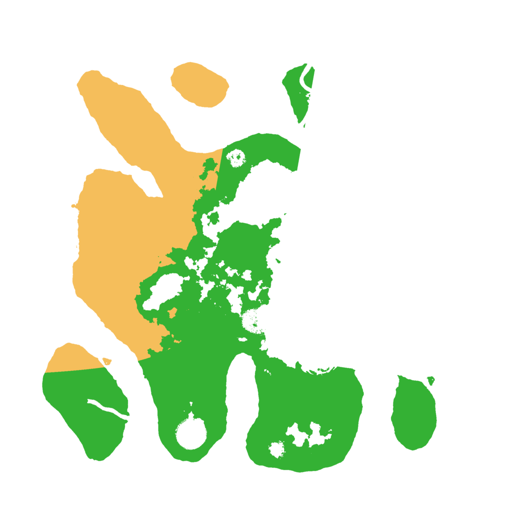 Biome Rust Map: Procedural Map, Size: 3000, Seed: 626935