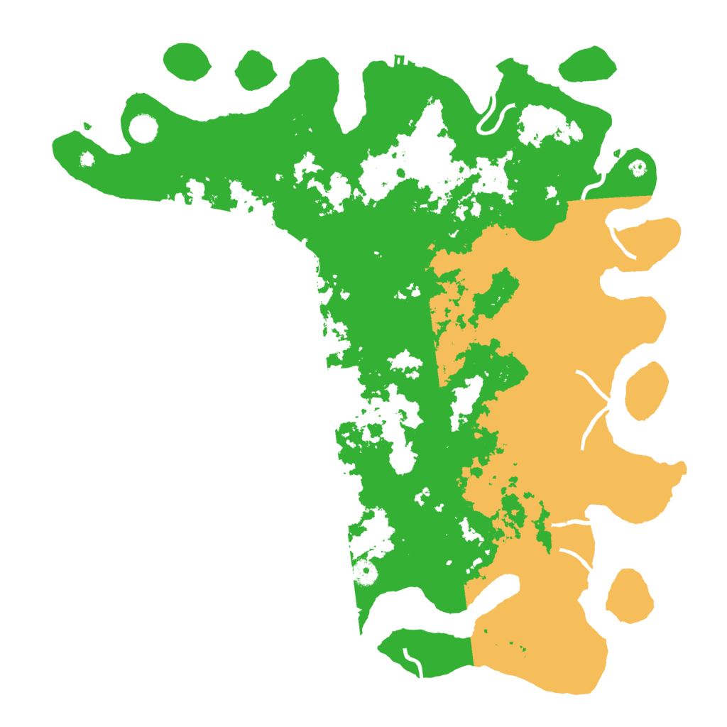 Biome Rust Map: Procedural Map, Size: 4500, Seed: 410098267