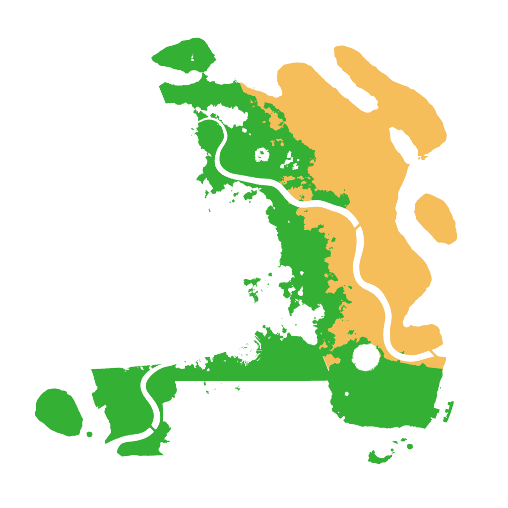 Biome Rust Map: Procedural Map, Size: 3500, Seed: 1718606765