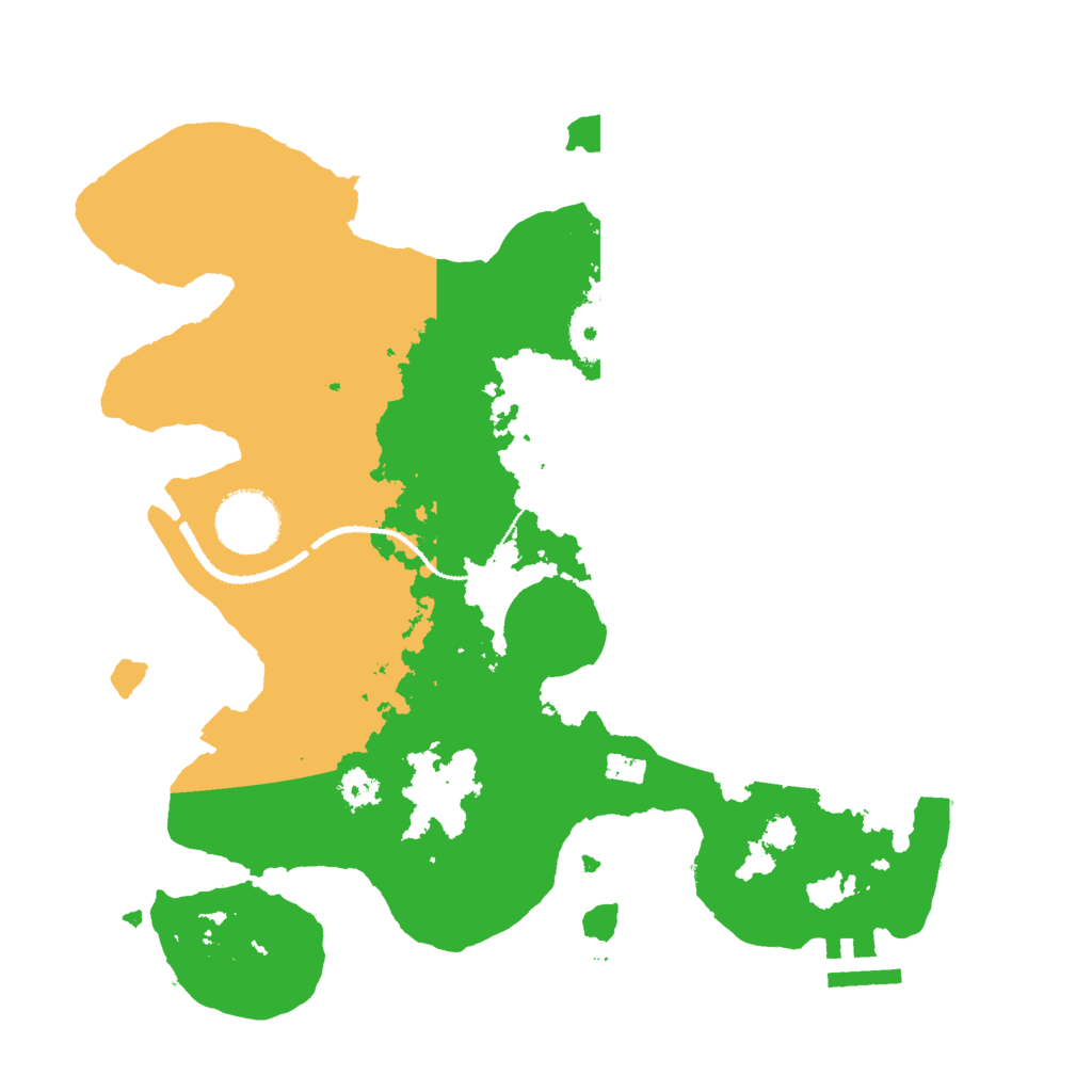 Biome Rust Map: Procedural Map, Size: 3000, Seed: 762264