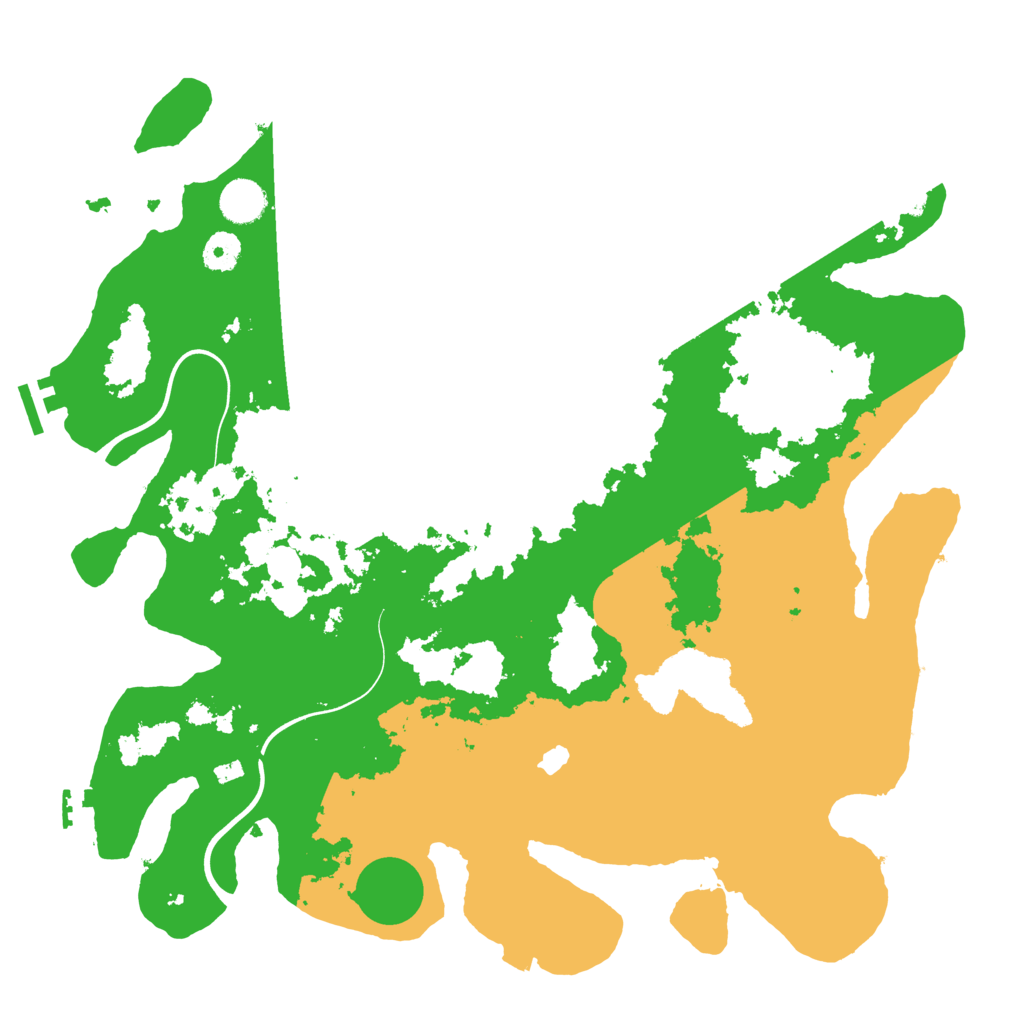 Biome Rust Map: Procedural Map, Size: 4000, Seed: 12102021