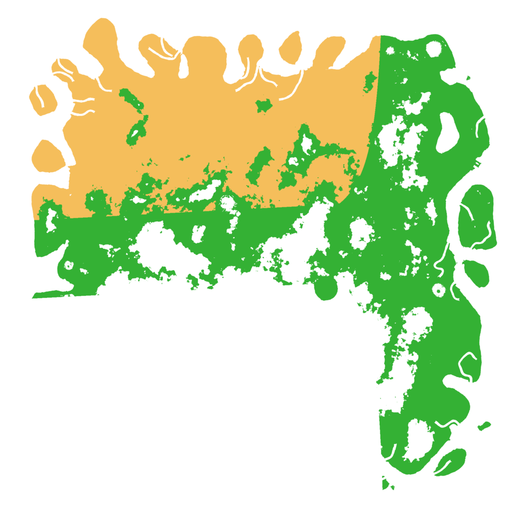 Biome Rust Map: Procedural Map, Size: 6000, Seed: 27998