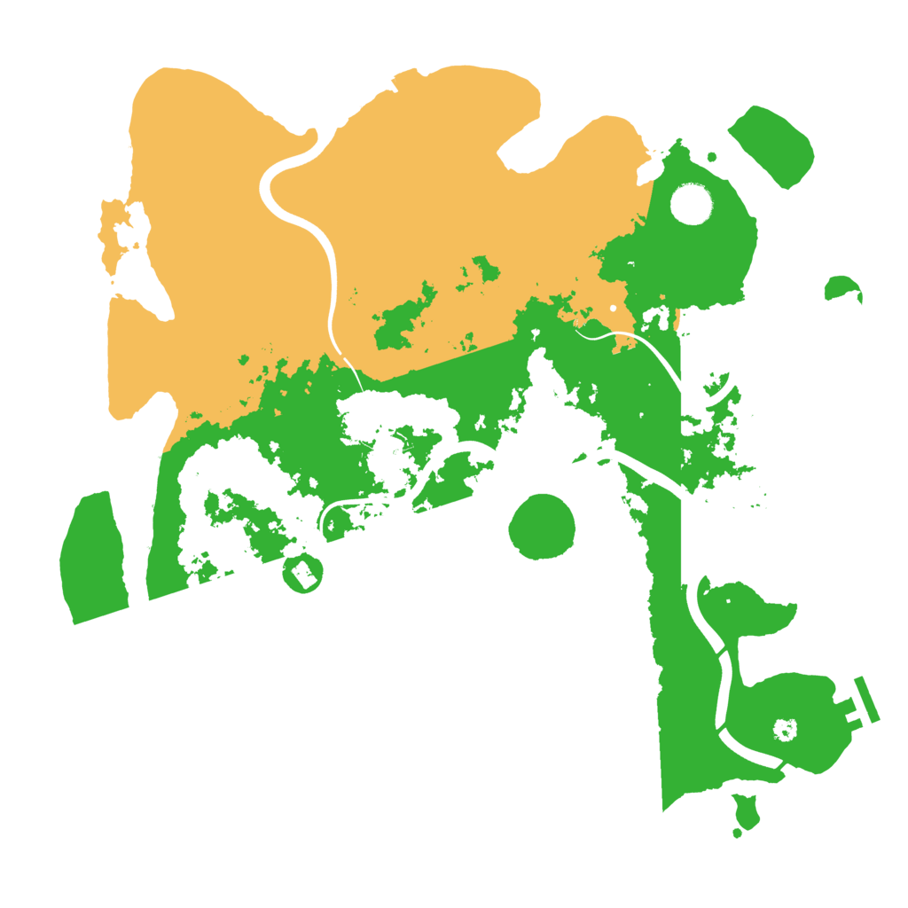 Biome Rust Map: Procedural Map, Size: 3850, Seed: 1589367545