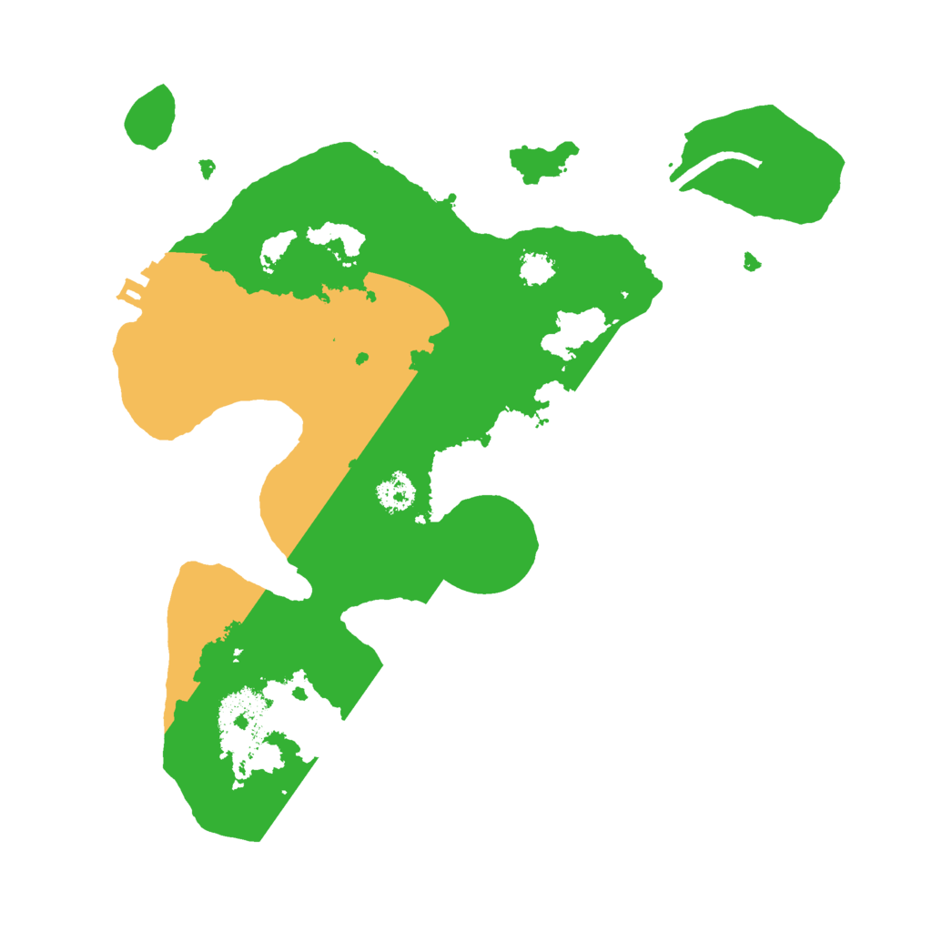 Biome Rust Map: Procedural Map, Size: 2500, Seed: 909849