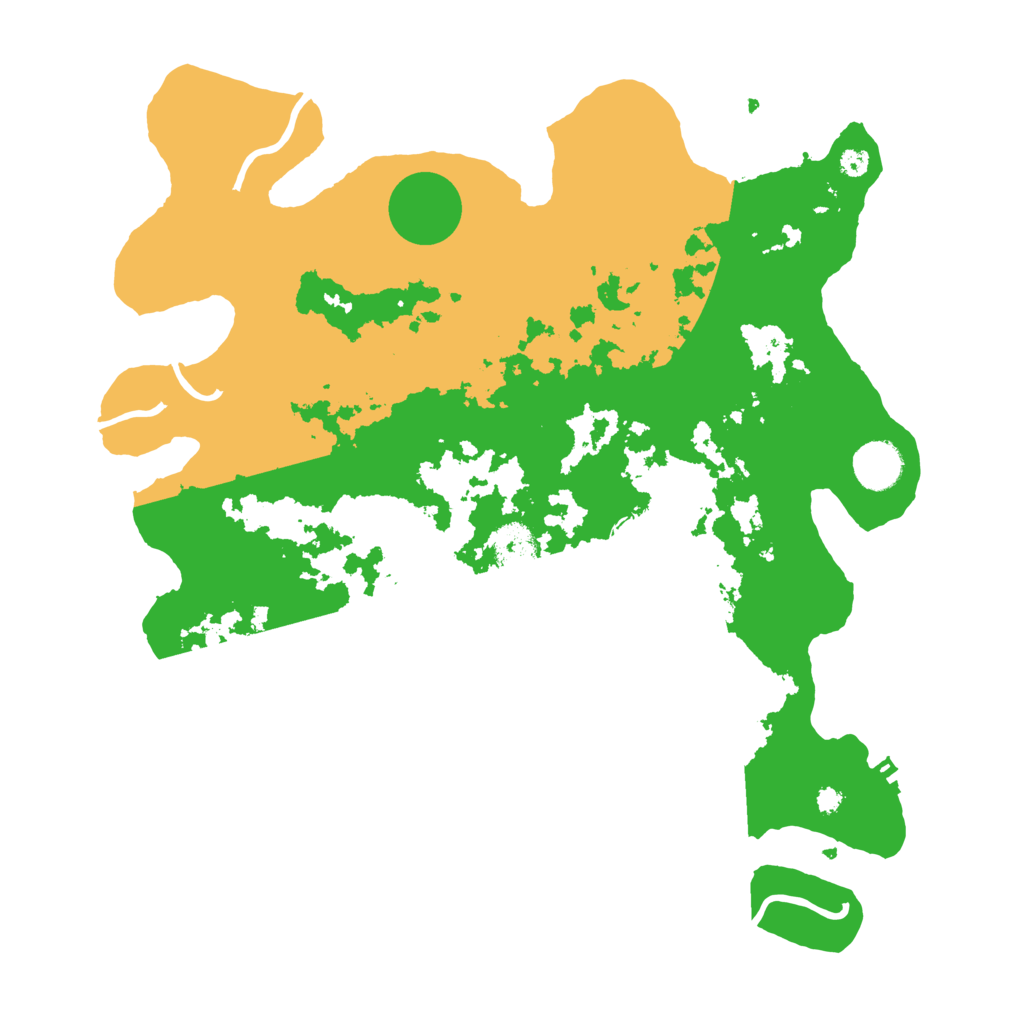 Biome Rust Map: Procedural Map, Size: 3700, Seed: 1870315411