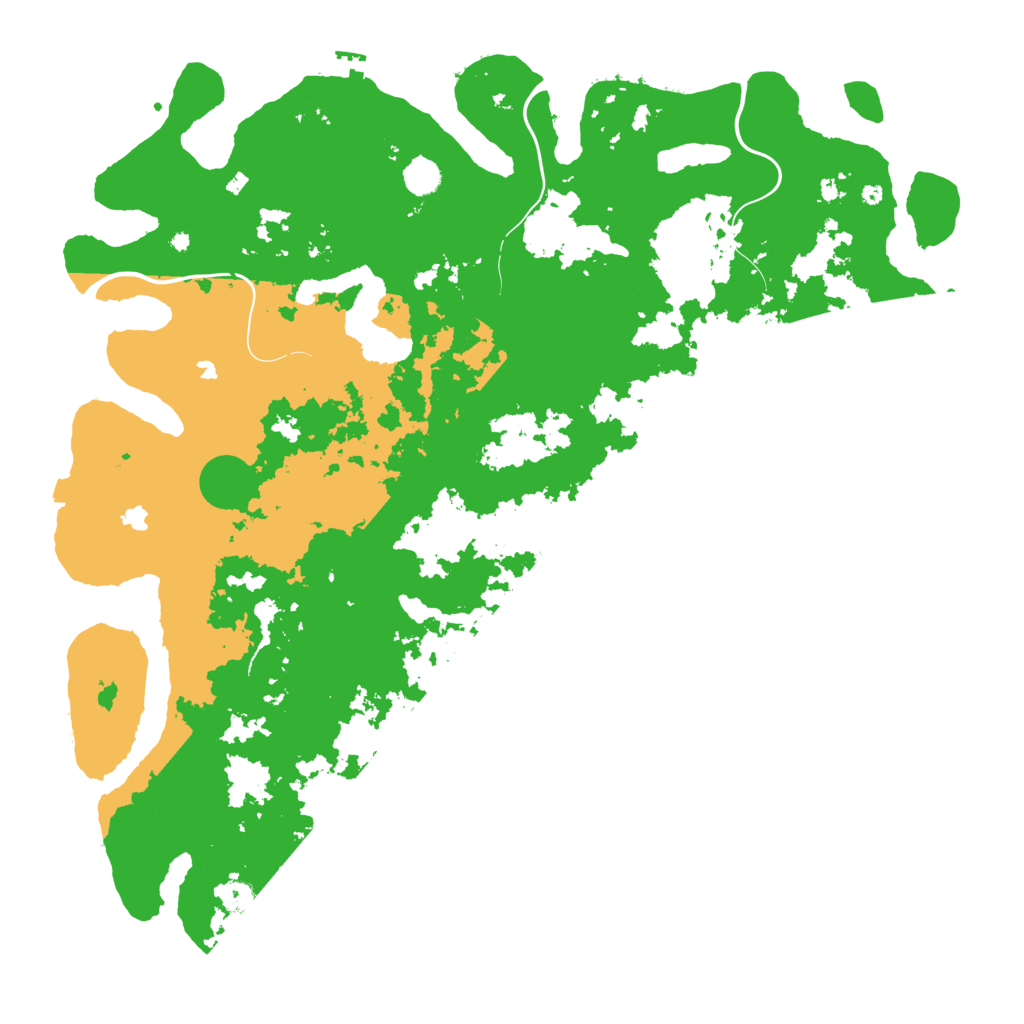 Biome Rust Map: Procedural Map, Size: 5000, Seed: 99999