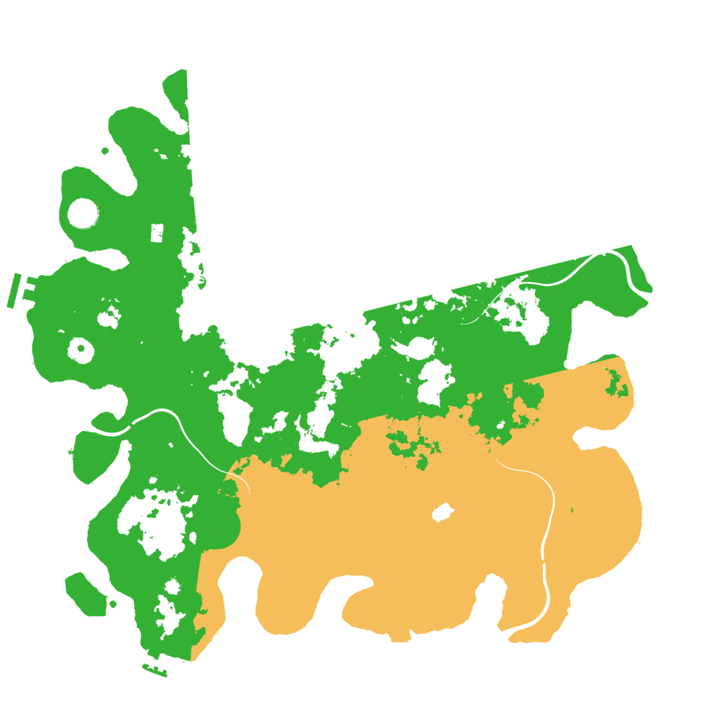 Biome Rust Map: Procedural Map, Size: 4050, Seed: 1