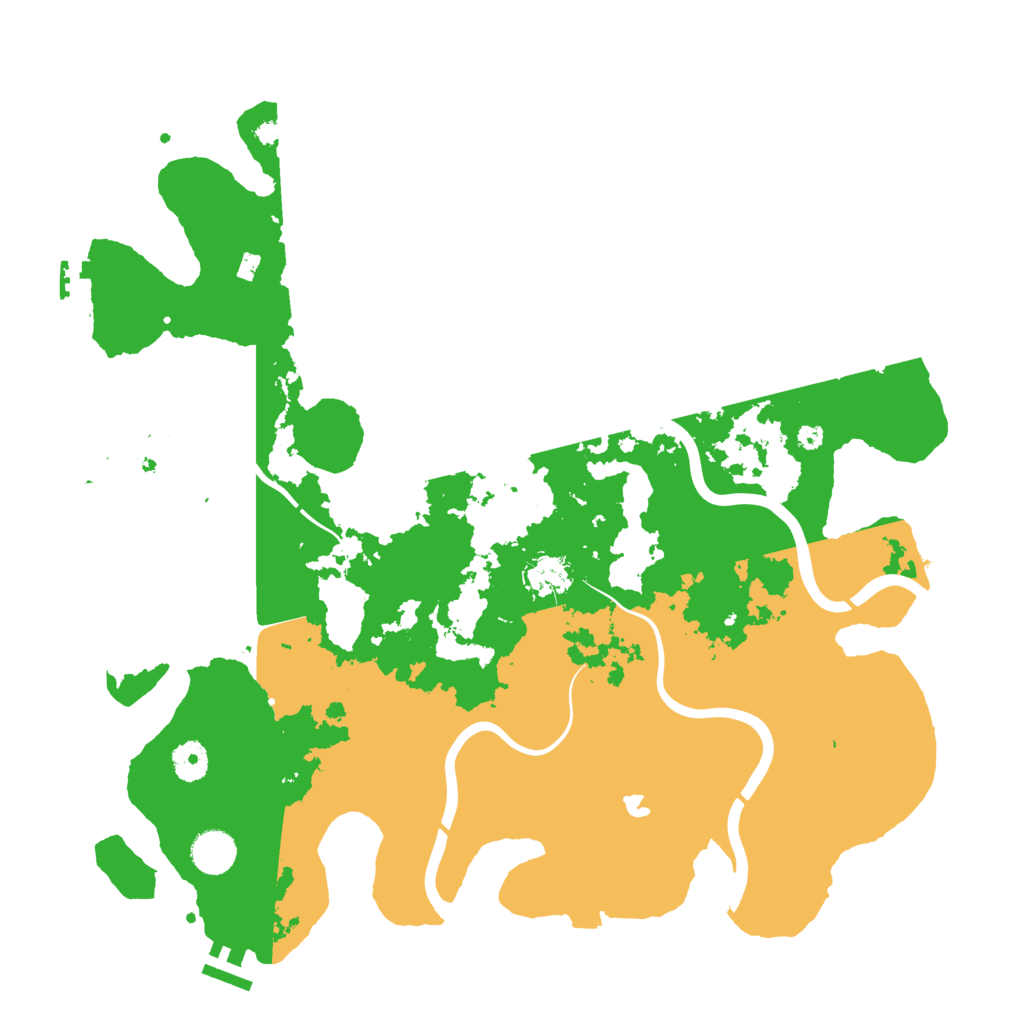 Biome Rust Map: Procedural Map, Size: 4050, Seed: 1
