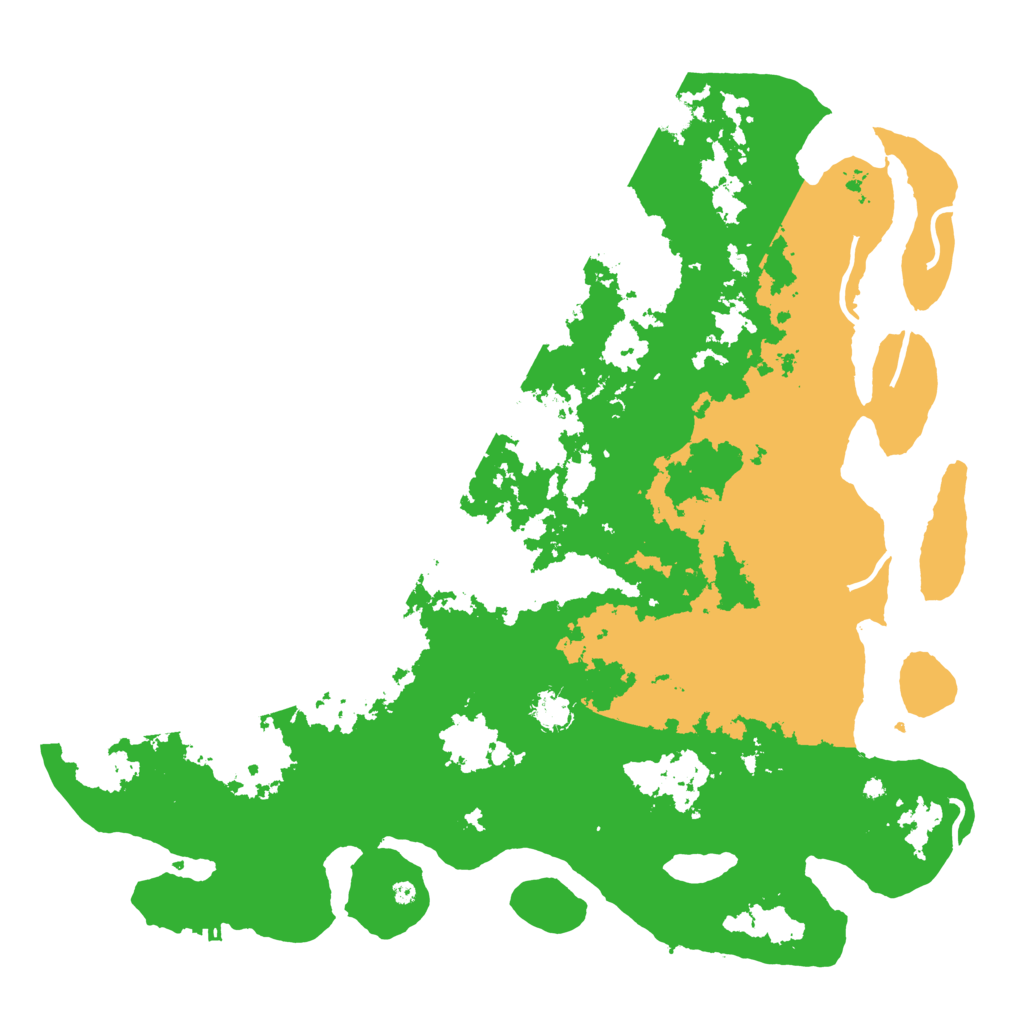 Biome Rust Map: Procedural Map, Size: 4600, Seed: 55984658