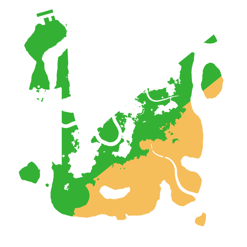 Biome Rust Map: Procedural Map, Size: 3000, Seed: 732718